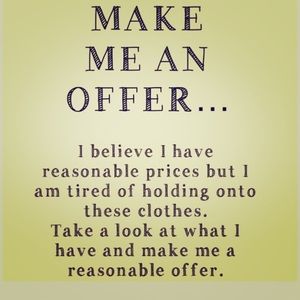 Please make an offer!